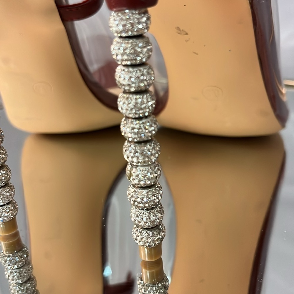FASHION NOVA women’s size 8.5 stiletto high heels. Clear see through… EUC - Picture 9 of 14